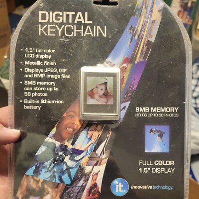 Digital Picture Photo Keychain, Innovative Technology, 1.5 Inch Color ...