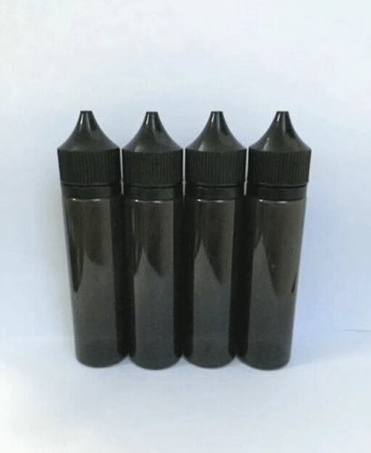 New Black 60ml Pen Shaped  Plastic PET Long Dropper Bottle Double ChildProof - Picture 2 of 3