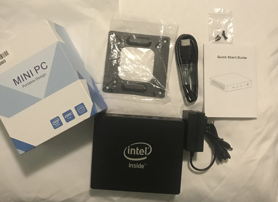 AL 1 Mini PC Windows 10 64-bit Intel Apollo Lake J3455 4GB RAM - Image 4 of 4