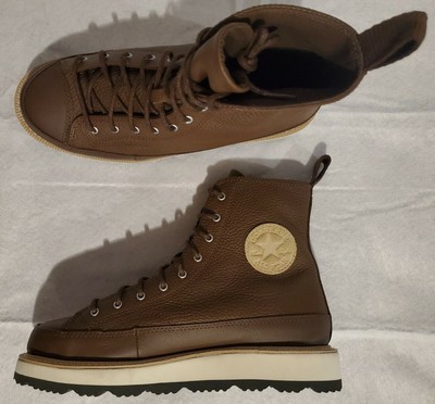 converse chuck taylor all star crafted high top boot unisex leather boot