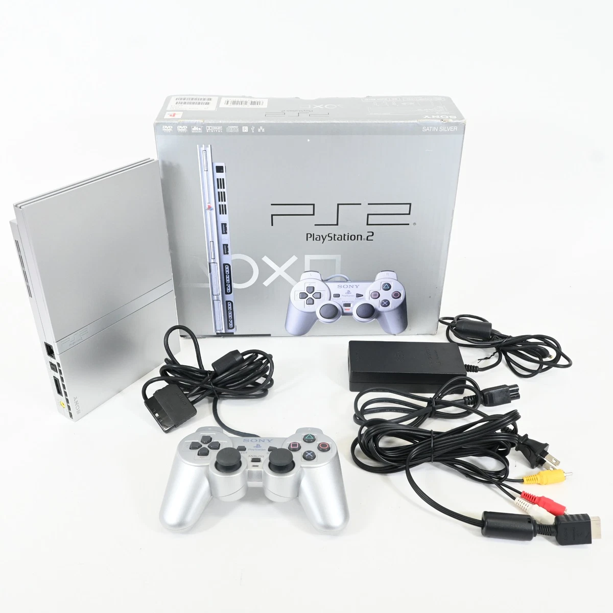 Sony PlayStation 2 NTSC-J Silver Video Game Consoles for sale - eBay