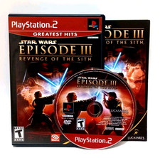 Star Wars Episode III: Revenge of the Sith (PS2 PlayStation 2) Complete Tested 