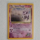 Pokémon Sabrina's Gengar Gym Challenge 14/132 Holo Rare Wizards of the Coast