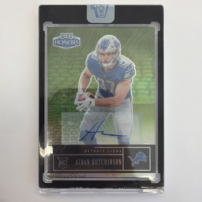 Panini 2022 Honors Rookie Autograph Prizm Aidan Hutchinson 17/35 #43 Lions