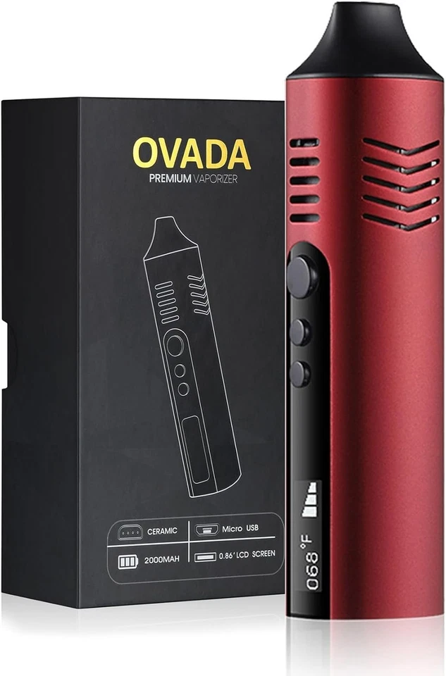 OVANA Vaporizer LED Bildschirm Keramikkammer Großer Temperaturbereich