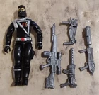 Vntg 1993 Hasbro ARAH G.I. Joe Figure: Battle Corps COBRA COMMANDER w/ Weapons