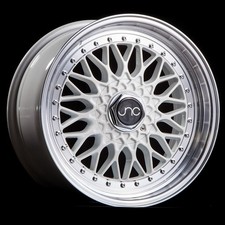 Jnc Wheels Rim Jnc004 White Machined Lip Gold Rivets 17x8.5 4x1004x114.3 Et15