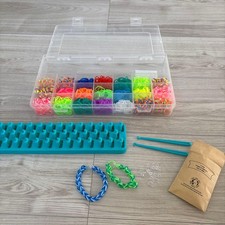 Rainbow Loom Band Rubber Band Bracelet Making Kit b07999