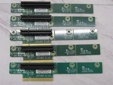5 LOT - Supermicro 1U Server PCIe x8 Riser Card Board RSC-RR1U-E8 REV 4.00 3.00