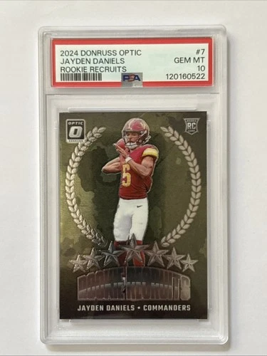 2024 Panini Donruss Optic - Rookie Recruits Jayden Daniels #7 (RC)