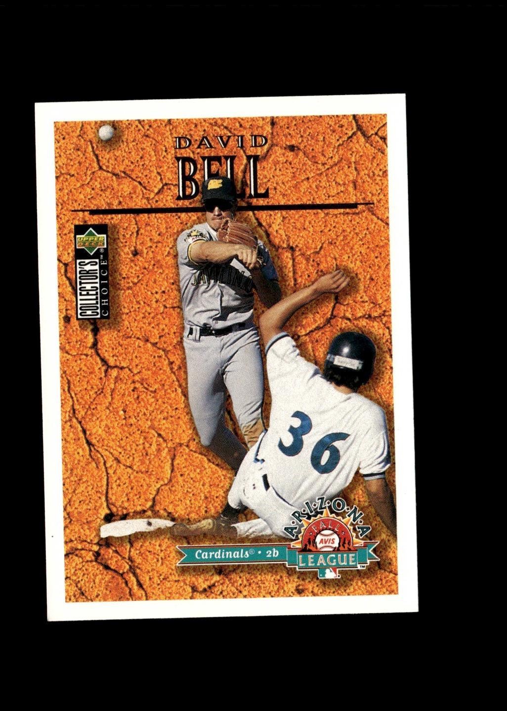 David Bell 1996 Collector's Choice Baseball Card #656 St. Louis Cardinals