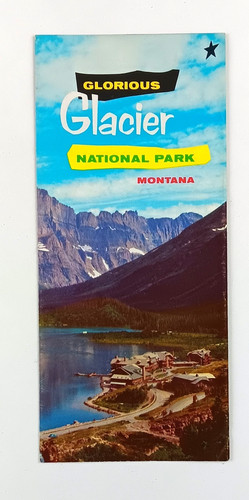 1960s Glacier National Park Montana MT Activities Vintage Travel Brochure
