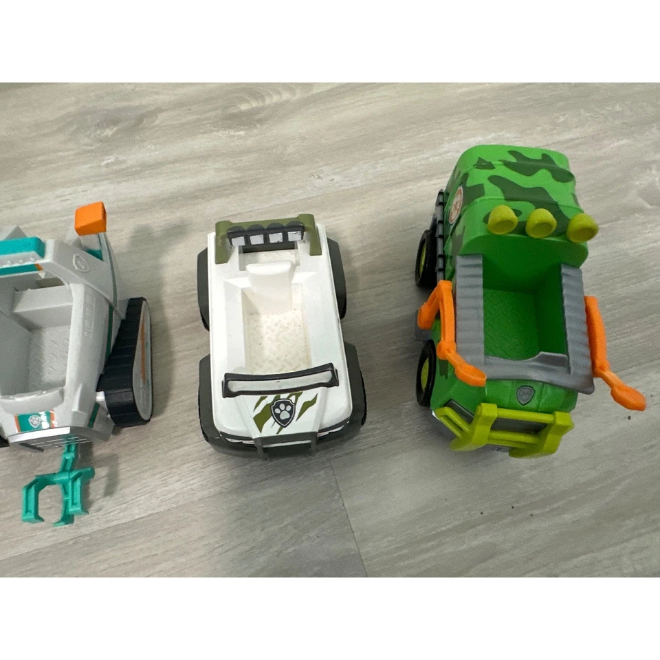 Lote de vehículos de rescate de la selva de la Patrulla Canina figuras rastreado de escombros rocosos Foto 4 de 4