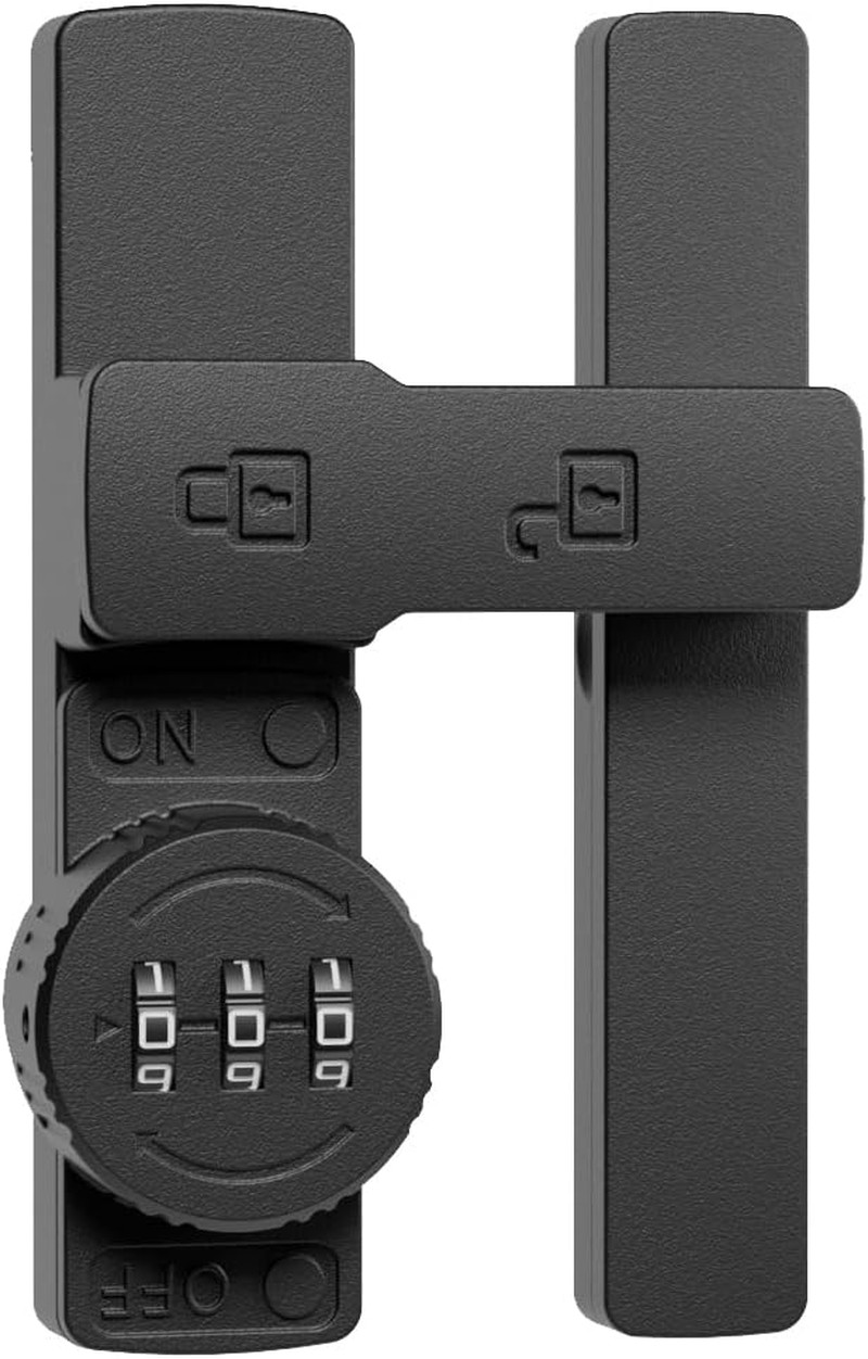 Flip Latch Lock with Combination 90/180 Degree Sliding/Swinging Door Lock Latch