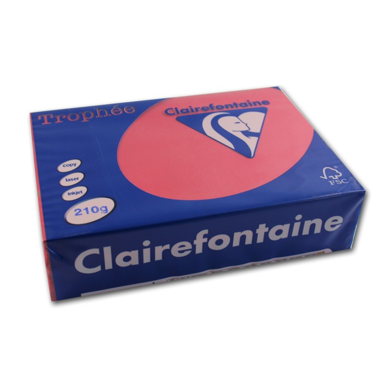 Papier A4 rouge groseille 210g pour vos faire-part et ateliers de loisirs créatifs