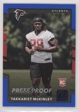 2017 Panini Donruss Rookies Press Proof Blue Takkarist McKinley #400 7l6