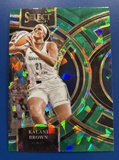 2024 Panini Select WNBA #110 Kalani Brown Green Ice Premier