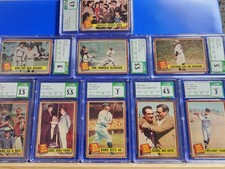 (9) 1962 Topps ~ Babe Ruth Graded Card Lot (CSG Graded) Yankees HR King !!