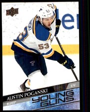 2020-21 Upper Deck Austin Poganski RC St. Louis Blues #460
