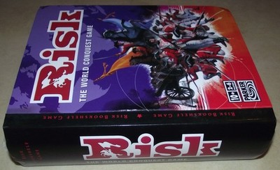 HERVORRAGENDES PARKER RISK WORLD CONQUEST SPIEL IN BUCHFORM GEÖFFNET ABER UNGESPIELT