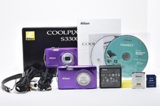 Nikon COOLPIX S3300 Purple 16MP Digital Camera Boxed Tested
