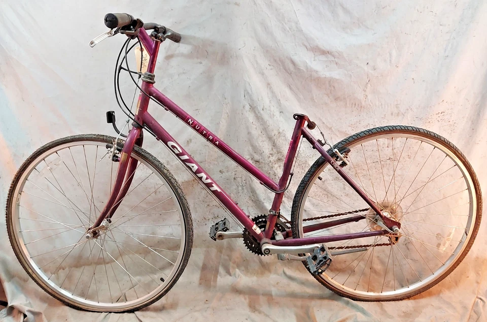 Bicicleta híbrida Giant Nutra 1992 grande 19" rígida cromoly acero a tope paso ~ Foto 2 de 4