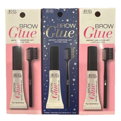 3 PACK Ardell Brow Glue Instant Lamination Lift + Styling Tool 0.35 oz Clear - Image 1 of 3