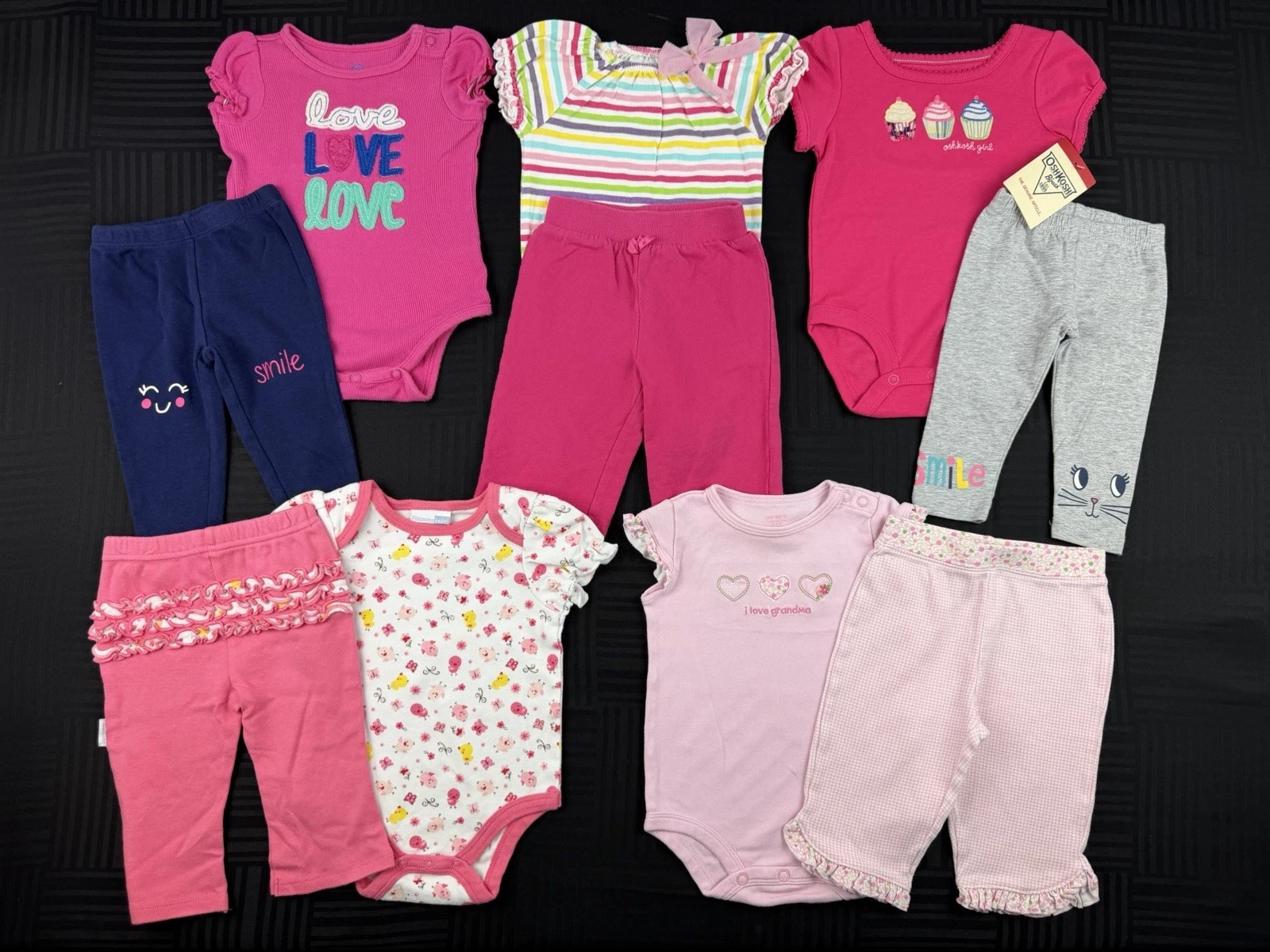 Baby Girl Clothes Size 6 Months Shirts Pants Outfits Bundle Mixed Lot Set
