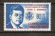 MEXICO # C 262 MNH VISIT U.S. PRESIDENT JOHN F KENNEDY