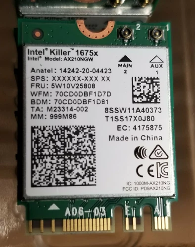 Intel AX200 AX201 AX211 AX210 Killer 6E 9560 BE200 Wi-Fi 7 - Picture 7 of 60