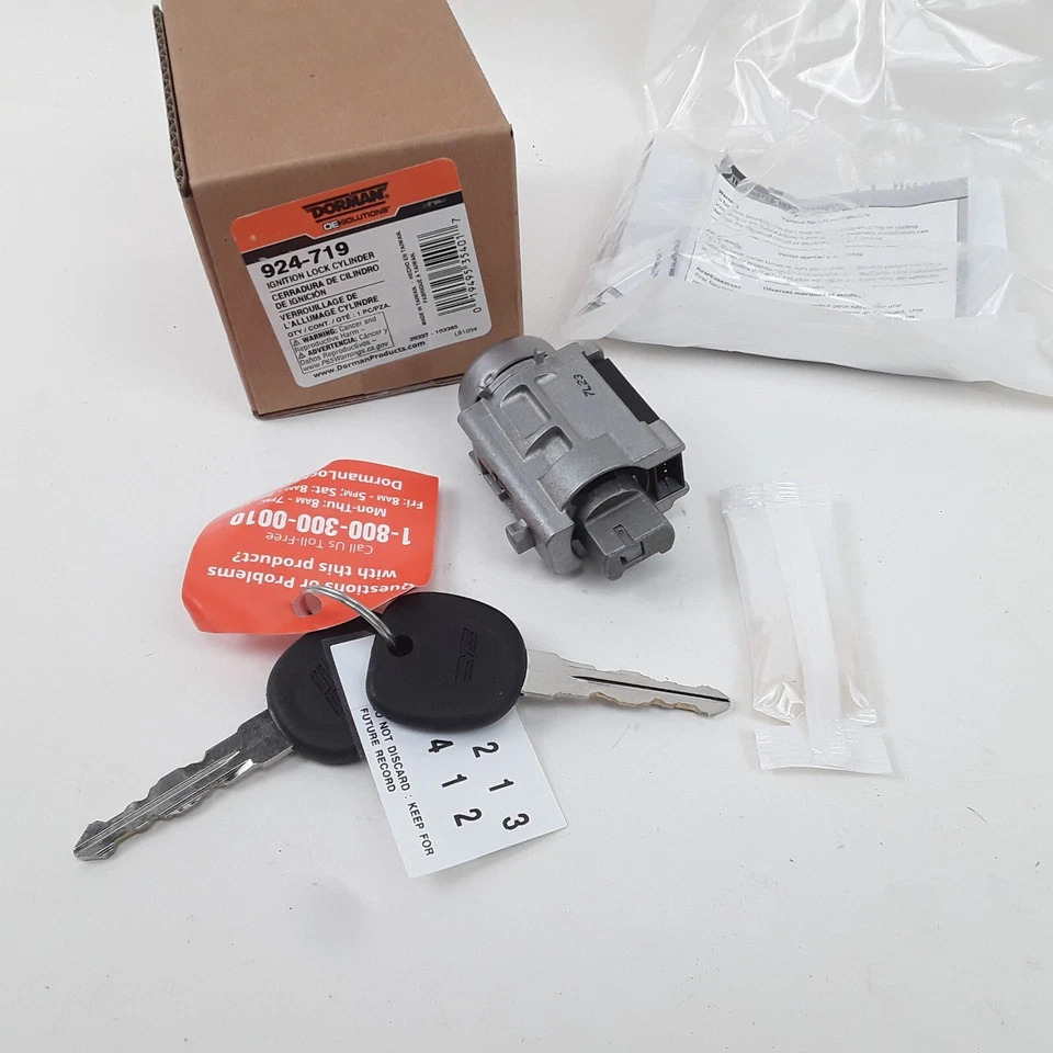 Cilindro de bloqueo de encendido Dorman 924-719 para Oldsmobile Pontiac Chevrolet 1997-2005 Foto 2 de 4