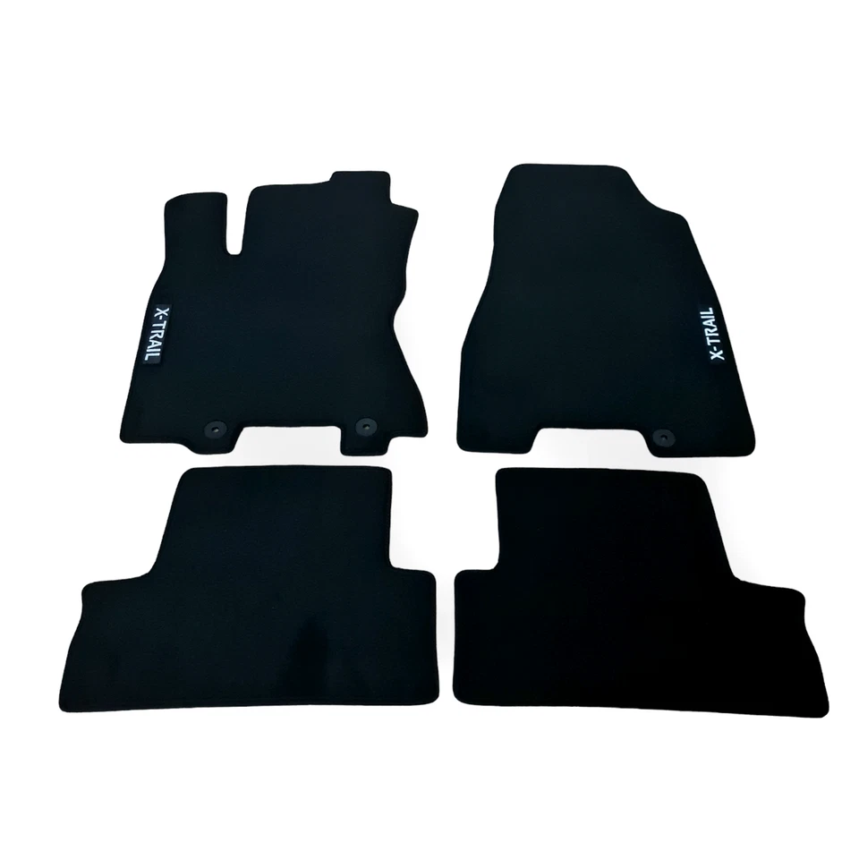 Автомобильные напольные коврики для Nissan X-Trail велюровые водонепроницаемые черные ковровые покрытия автомобильные вкладыши новые - Изображение 4 из 4