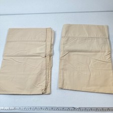 the big one pillowcase pair solid beige pima cotton blend modern traditional