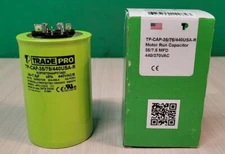 TRADEPRO TP-CAP-35/7.5/440USA-R 35/7.5 MFD 440/370V Round Capacitor 
