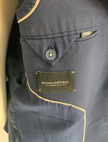 Banana Republic Navy Suit Olimpias - Picture 3 of 4