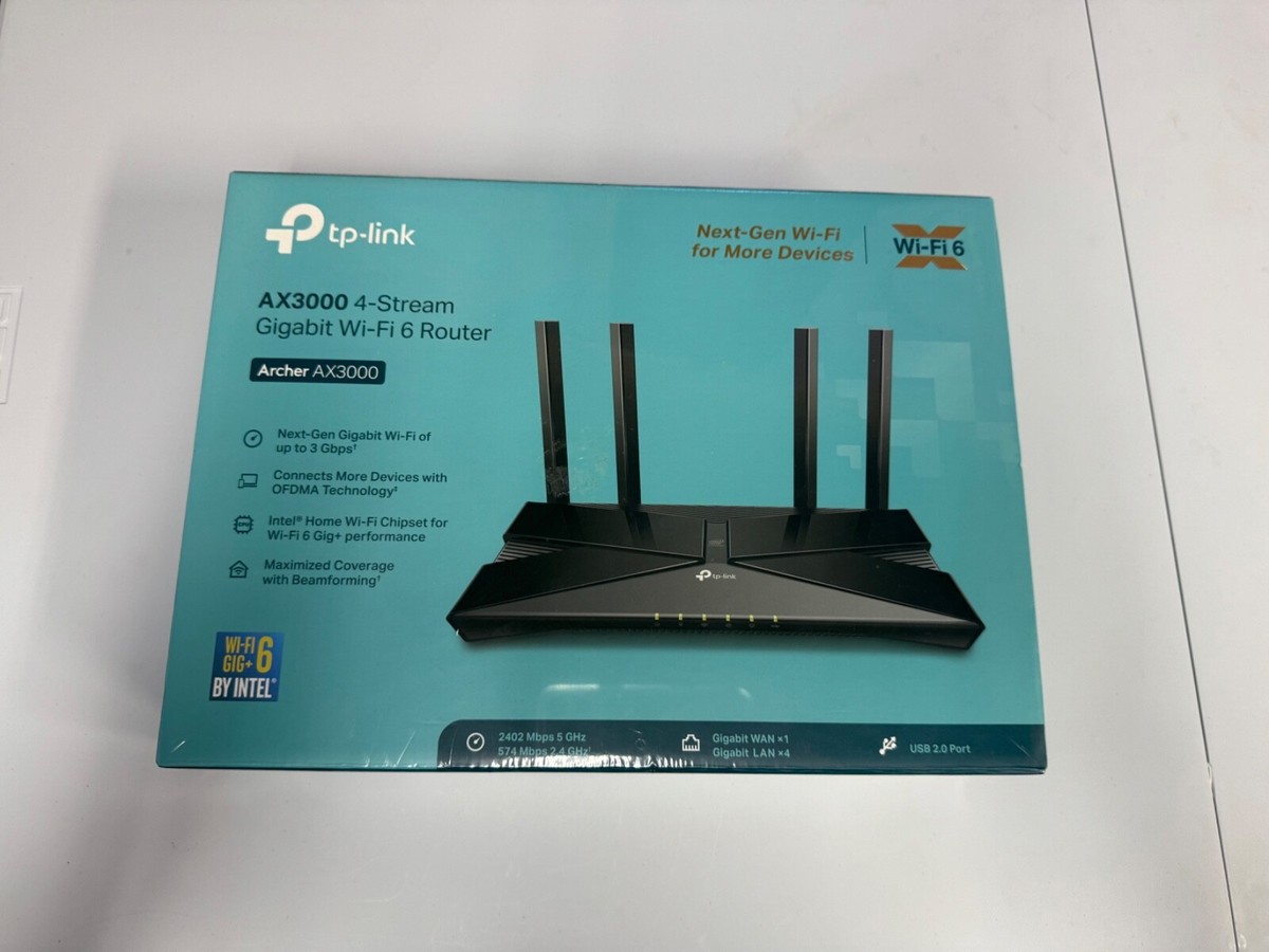 TP-LINK Archer AX3000 Dual-Band Wi-Fi 6 Router for sale