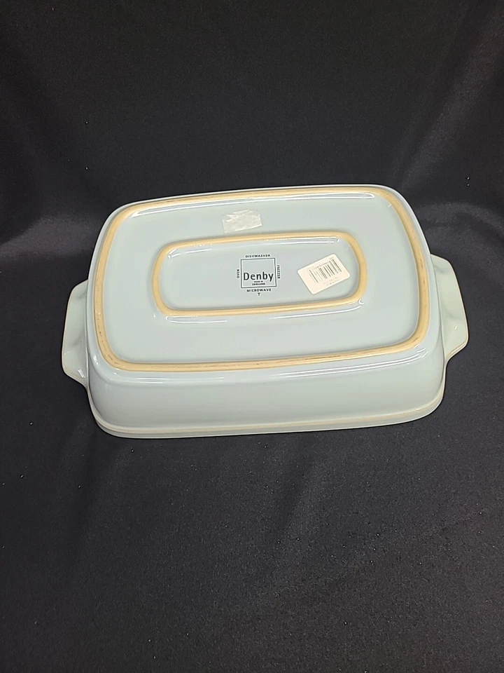 Plato de horno rectangular profundo grande Denby-Langley Mist de colección Foto 4 de 4