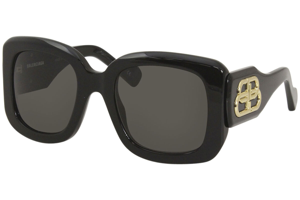 Balenciaga Extreme BB0069S 001 Sunglasses Women's Black/Grey Balenciaga Extreme BB0069S 001 Sunglasses Women's Black/Grey