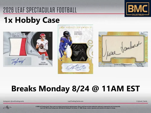 Jim Plunkett 2026 Leaf Spectacular Football 1x Hobby Case Break #22