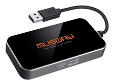Musway BTA-HD USB-Bluetooth Dongle f&uuml;r HD Audiostreaming & APP-Steuerung
