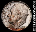 1963-D Silver Roosevelt Dime - Choice Gem Brilliant Uncirculated  Color  #G8391