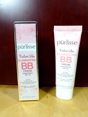 Pūrlisse Radiant Glow BB Cream Sunscreen SPF 30 LIGHT MEDIUM 1.4oz