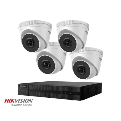 Kit Vidéosurveillance PoE Hikvision HWK-N4184TH-MH 4 Caméras 4MP 1To - Photo 1/4
