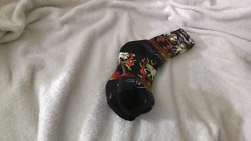 NWT Ed Hardy 2-Pr Mens Cushioned Crew Socks Y2K Rose Flame Skull Shoe Size 6-12