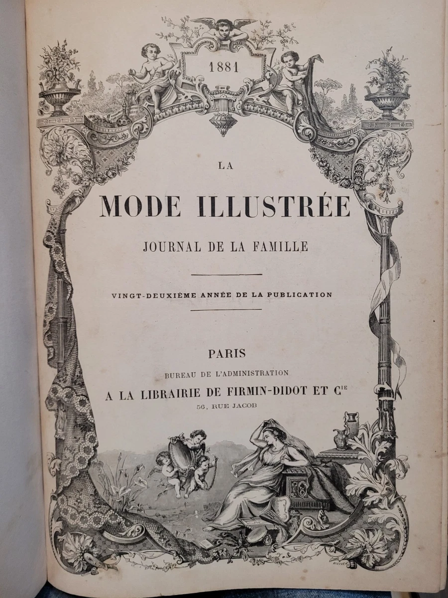 Ancienne Revue La Mode Illustrée N°50 Du 14 Décembre 1884 - édition Originale, Occasion Avec Défauts D'âge
