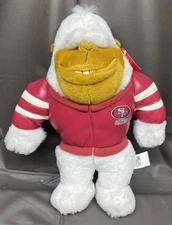 Gorilla In A San Francisco 49Ers Team Jacket 11” Plush 2001 NFL