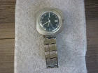 VINTAGE TIMEX MECHANICAL WATCH MENS DATE BLUE DIAL FOR PARTS REPAIR