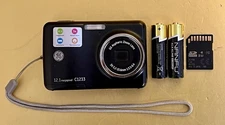 GE C1233 12.1 Megapixel Digital Camera Black Tested