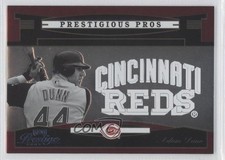 2005 Playoff Prestige Prestigious Pros Red 233/700 Adam Dunn #PP-44 0z9