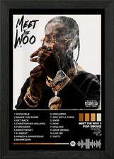 Pop Smoke Meet the Woo 2 Framed Wall Art Poster Canvas Print Picture